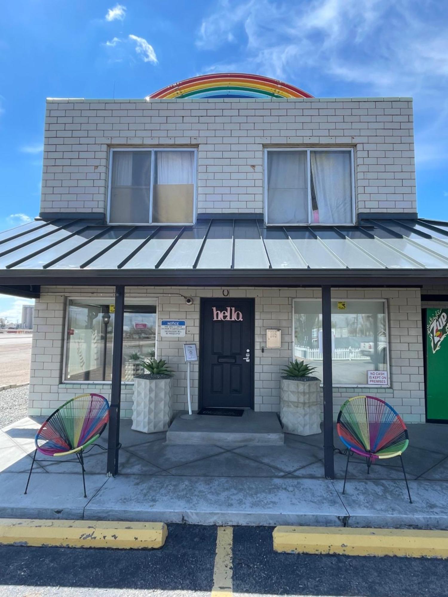 Rainbow Motel Greeley Buitenkant foto